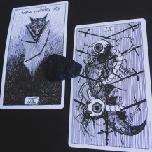 Hanged man and nine of swords